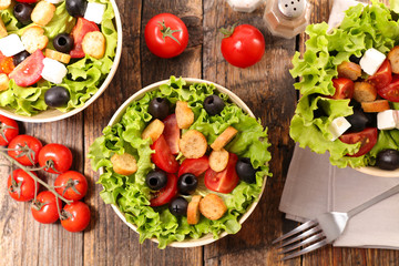 Canvas Print - assorted vegetable salad