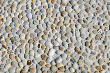 small brown white gray stones fine textured as background