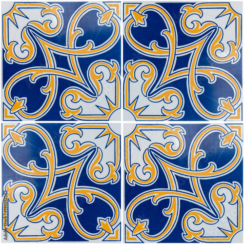 tradycyjny-ceramiczny-portugalski-wzor