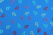 abstract web background arrow paper clip 