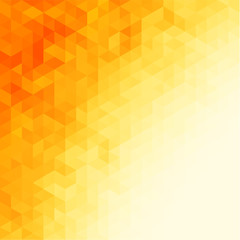 Wall Mural - Abstract yellow triangular background with gradient effect