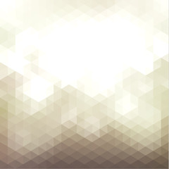 Wall Mural - abstract shiny mosaic triangular background