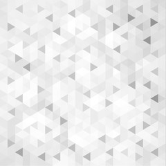 Wall Mural - abstract white texture with triangular geometric pattern