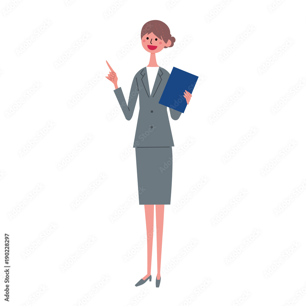 スーツ姿の女性 ポーズ イラスト Wall Mural Wallpaper Murals Matsu スーツ姿の女性 ポーズ イラスト Wall Mural Wallpaper Murals Matsu