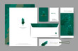 Branding identity template corporate company design, Set for business hotel, resort, spa, luxury premium logo, vector illustration