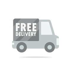 Free delivery truck icon