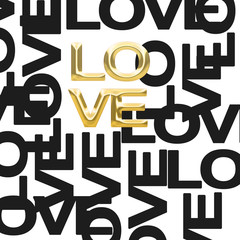 Wall Mural - background from hearts. st. valentine's day.