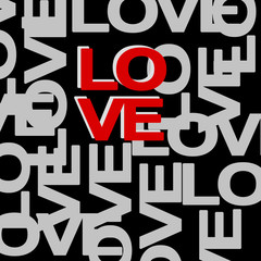 Wall Mural - background from hearts. st. valentine's day.