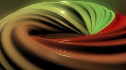 Poster - 3D colorful animation of a circle or ring. Hypnotic spiral illusion seamless looping. Abstract color wormhole tunnel. Seamless loop. Abstract background with rotation of hypnotic spiral. Animation of