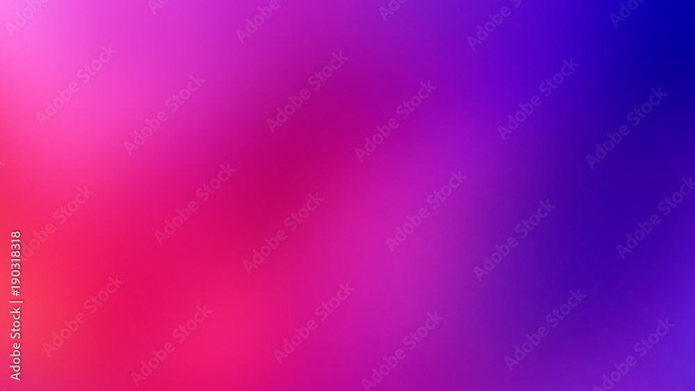 Sunny summer bright sweet multicolor blurred Background. Purple, ultraviolet, violet, red - fashion pop art gradient mesh. Trendy hipster out-of-focus effect. Horizontal Layout. - obrazy, fototapety, plakaty 