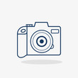 Camera Icon in trendy flat style isolated