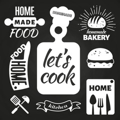 Poster - home made bakery and home cooking badges