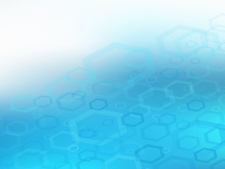 Wall Mural - abstract high resolution faded blue hexagon design background template perfect for various websites,