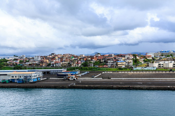 Wall Mural - Industrial Pier on Shore of Martinique.jpg