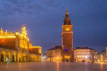 Wall Mural - Main Market Square in Cracow, Poland