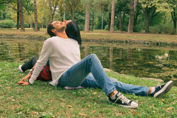 Wall Mural - Couple in love. Love concept.