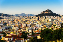View Of Buildings Around Athens City, Greece