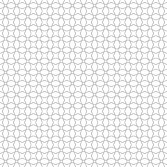 Aufkleber - Abstract gray pattern geometric of Islamic, Arabesque ornament on white background. Seamless Vector illustration.