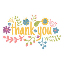 Pink Thank You Card Free Stock P…