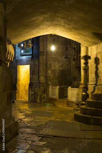 Fotomural Elements of interior decoration Temple of the Holy Sepulcher in Jerusalem