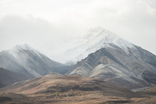 Scenic View Of Mountains At Denali National Park And Preserve Against Sky