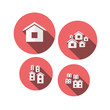 home flat icon vector for app and website