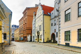 Fototapeta Uliczki - old streets of Riga, Latvia