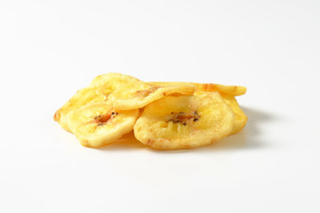 Canvas Print - Dried banana chips