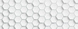 White Hexagon Structure Background Header