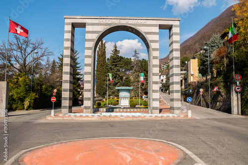 Fotografie, Obraz Campione d'Italia, Lago di Lugano, Como, Lombardia, Italia