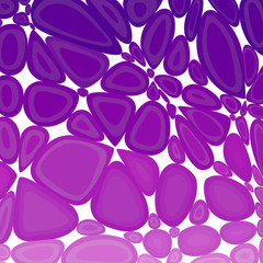 Poster - Abstract vector pebbles mosaic background - light and bright lilac.