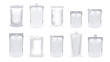 Various Clear Plastic or Foil Food Pouch Bags Packs