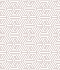 Wall Mural - Vector seamless texture. Modern geometric background. Repeated pattern with hexagonal tiles.