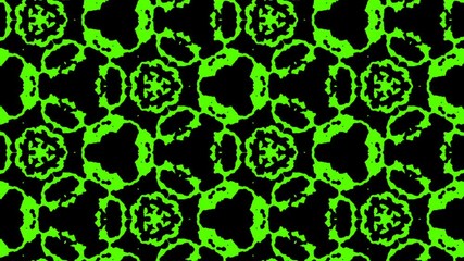 Poster - the appearance of holographic symbols.symmetrical color background. Cinematic element.