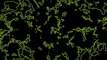 Poster - holographic foil.luminous line movement . organic movement. Cinematic element.