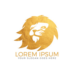 Wall Mural - Lion vector logo design.