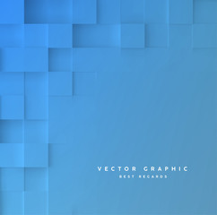 Abstract square background. Geometric minimalistic cover design. Vector graphic.