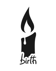 Sticker - Candle icon