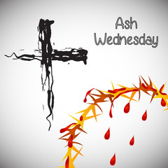 Wall Mural - Ash Wednesday.