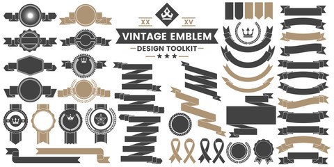 vintage retro vector logo for banner