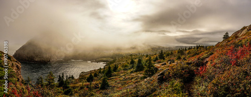 Fotografía Clouds on the East Coast Trail in Newfoundland, Canada.