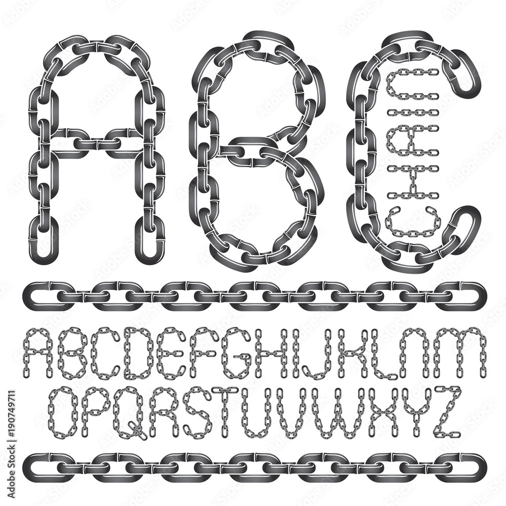 Vector font, trendy typescript can be used in poster creation. Capital ...