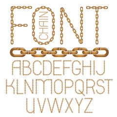 Poster - set of vector english alphabet letters isolated. capital decorative font created using connected cha