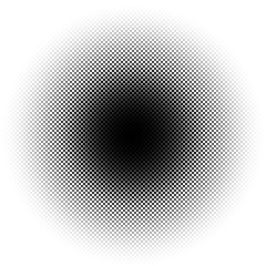 Circle gradient halftone dots background. Pop art template, texture.