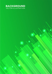 Poster - Abstract glowing striped background. Vector eps 10.