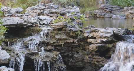 Wall Mural - Water pond in garden