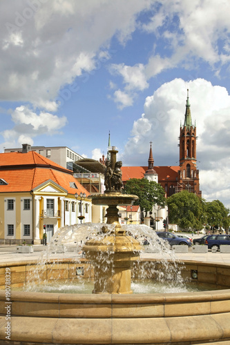 Plakat Białystok  fontanna-na-rynku-kosciuszki-w-bialymstoku-polska