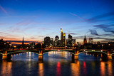 Fototapeta  - Frankfurt sunset