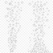 Vector Air Bubbles Texture Set Isolated