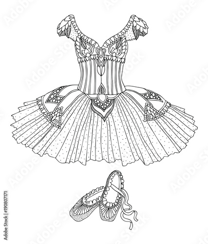 Hueyphotos3: Ballet Dress Coloring Pages